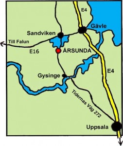 Karta vägbeskriving.